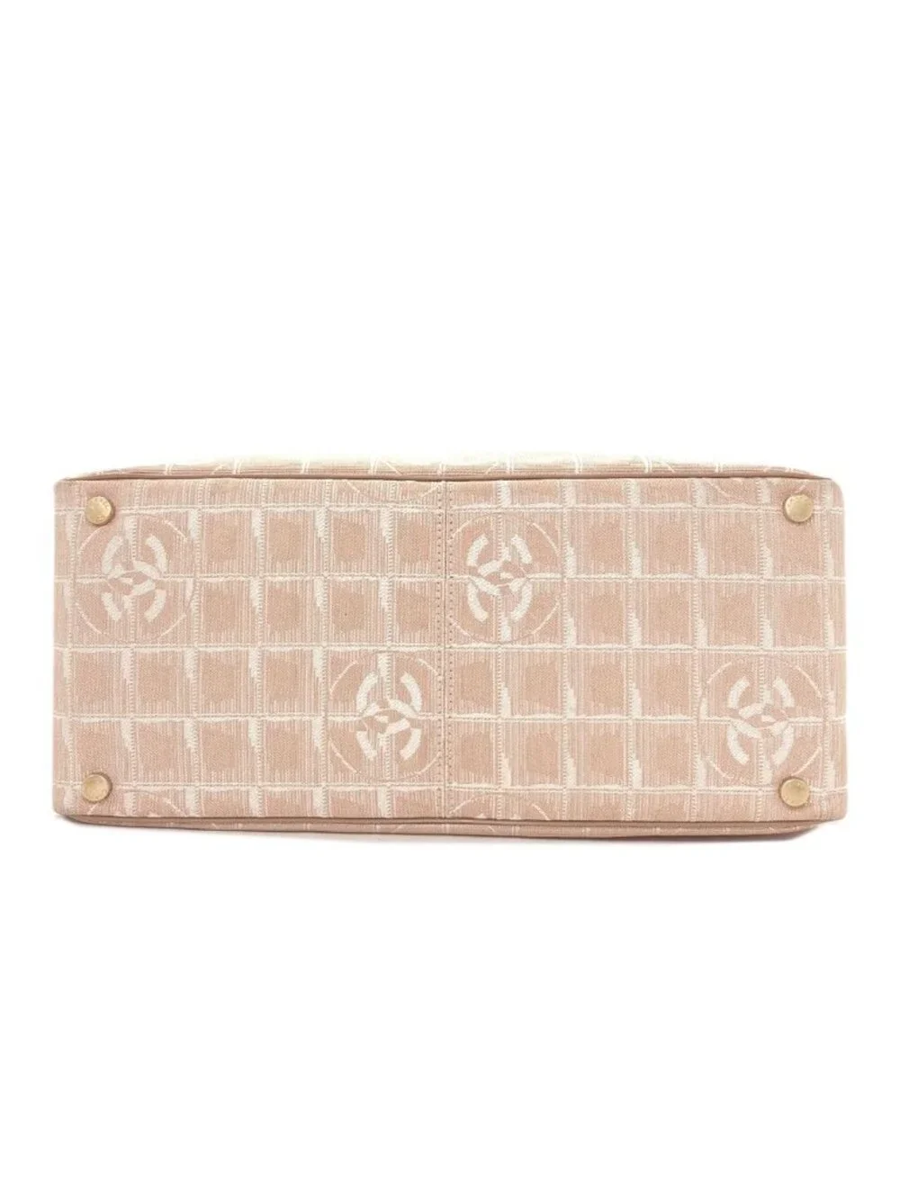 Chanel New Travel Line MM Tote Nylon Jacquard